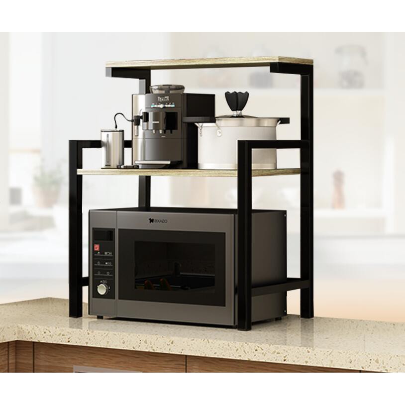 [LOCAL] 2.5 Tier Microwave Rack Multilayer Storage Rack Kitchen