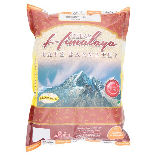 Faiz Himalaya Basmathi Rice 5kg Shopee Singapore