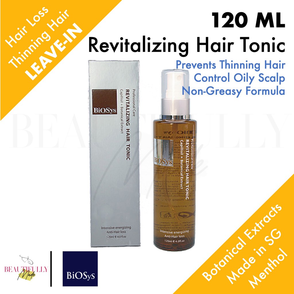 Biosys Revitalizing HAIR TONIC 120ml Shopee Singapore
