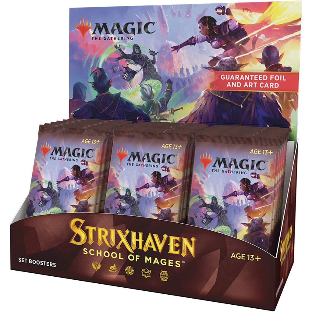 Magic The Gathering Strixhaven Set Booster Box En W Random Sleeves Shopee Singapore