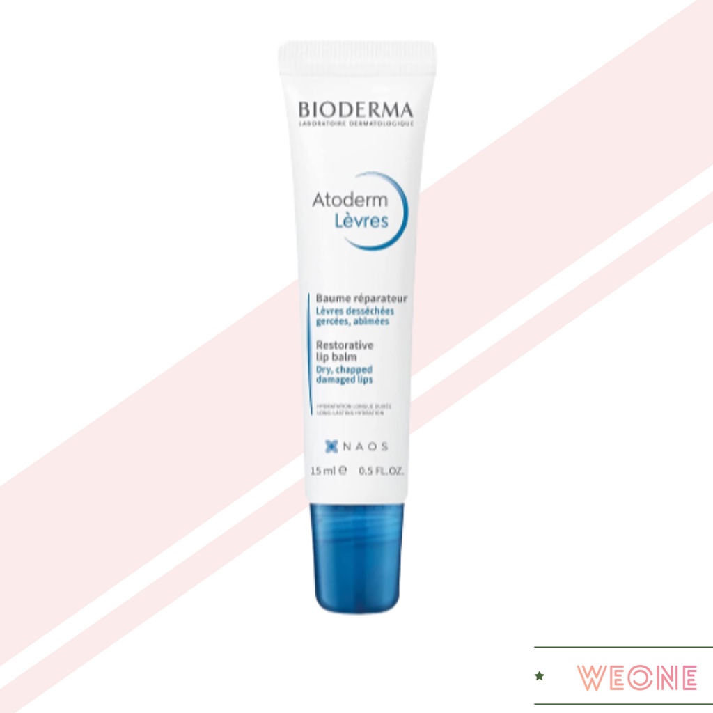 BIODERMA Atoderm Levres Lip Balm 15ml / Restorative Lip Balm / Day ...