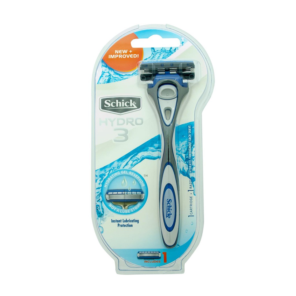 Schick Hydro 3 Razor Kit With Hydrating Gel Bundle Shopee Singapore