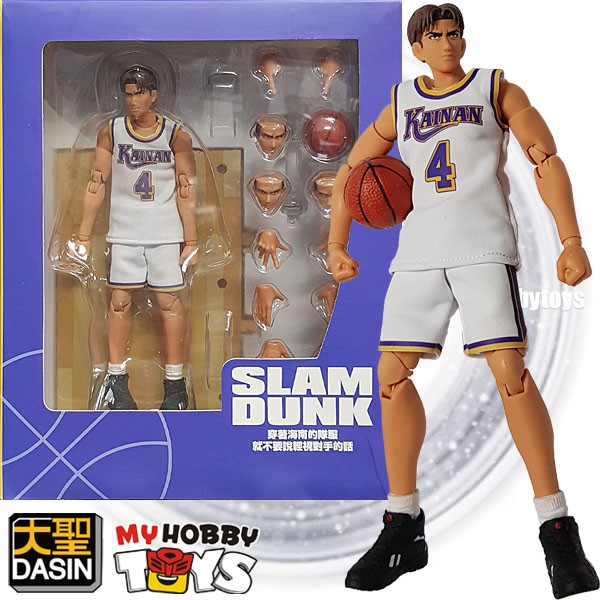 Dasin Model Slam Dunk Basketball Action Figures Kainan No 4 Shinichi Maki Figure Shopee Singapore