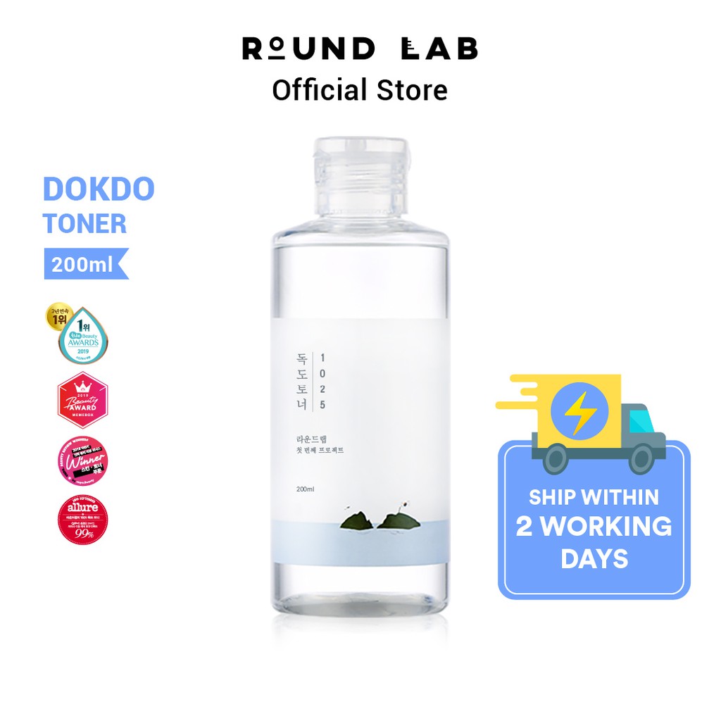 ROUND LAB Dokdo Toner 200ml / 500ml | Shopee Singapore