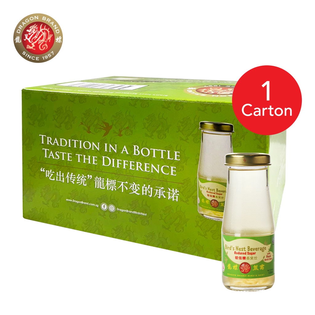 [Carton Deal] Bundle of 20 Dragon Brand Bird's Nest Reduced Sugar