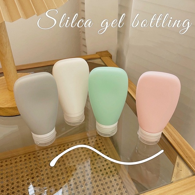 Silicone Travel Bottles 30ml/60ml/90ml Empty Squeeze Travel Containers Leakproof Refillable for Shampoo Conditioner Lotion