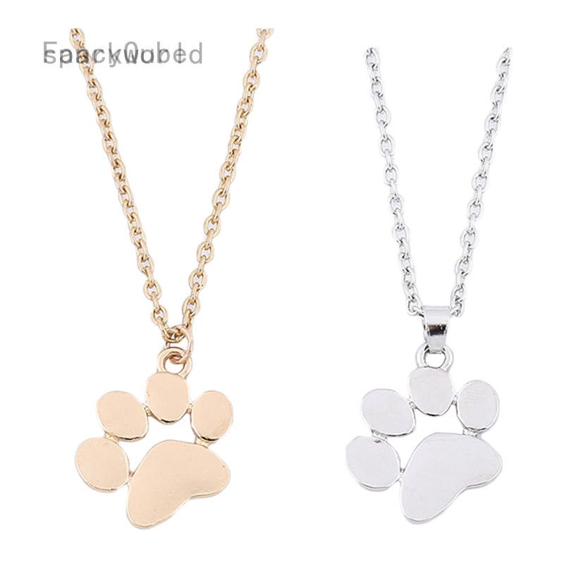 get your dog's paw print on a necklace