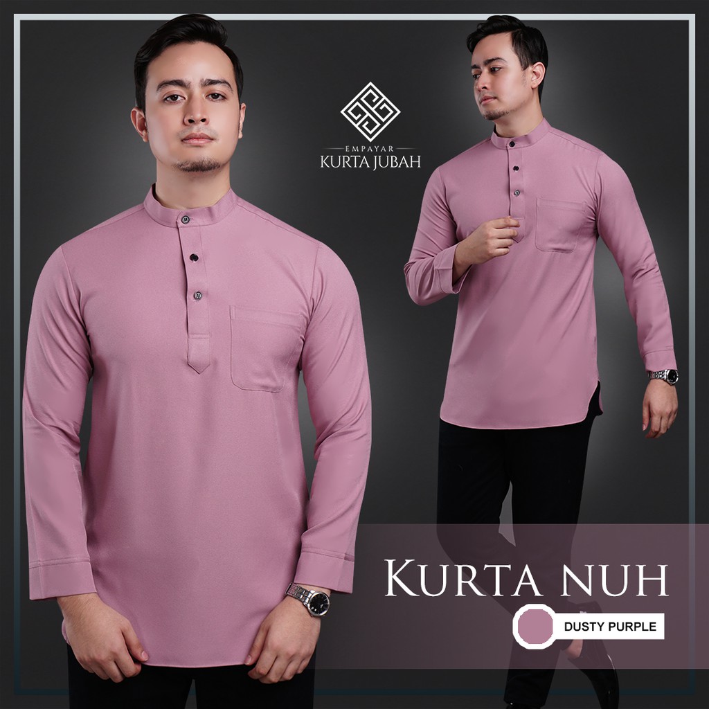 Shop Malaysia Kurta Slim Fit Kurta Cekak Musang Kurta Lelaki Como Crepe Muslim Kurta Dewasa Kurta Nuh Shopee Singapore