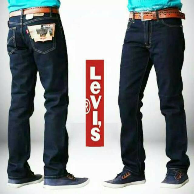 Standard Levis Jeans Long Pants For Men In Blue Shopee Singapore