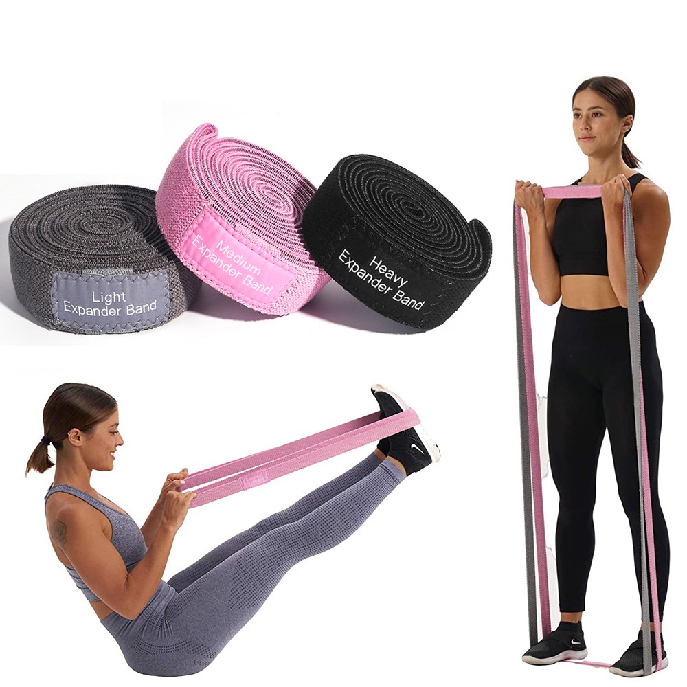 New Resistance Bands Set Pull Up Power Bands Long Lifting Workout GYM Exercise 