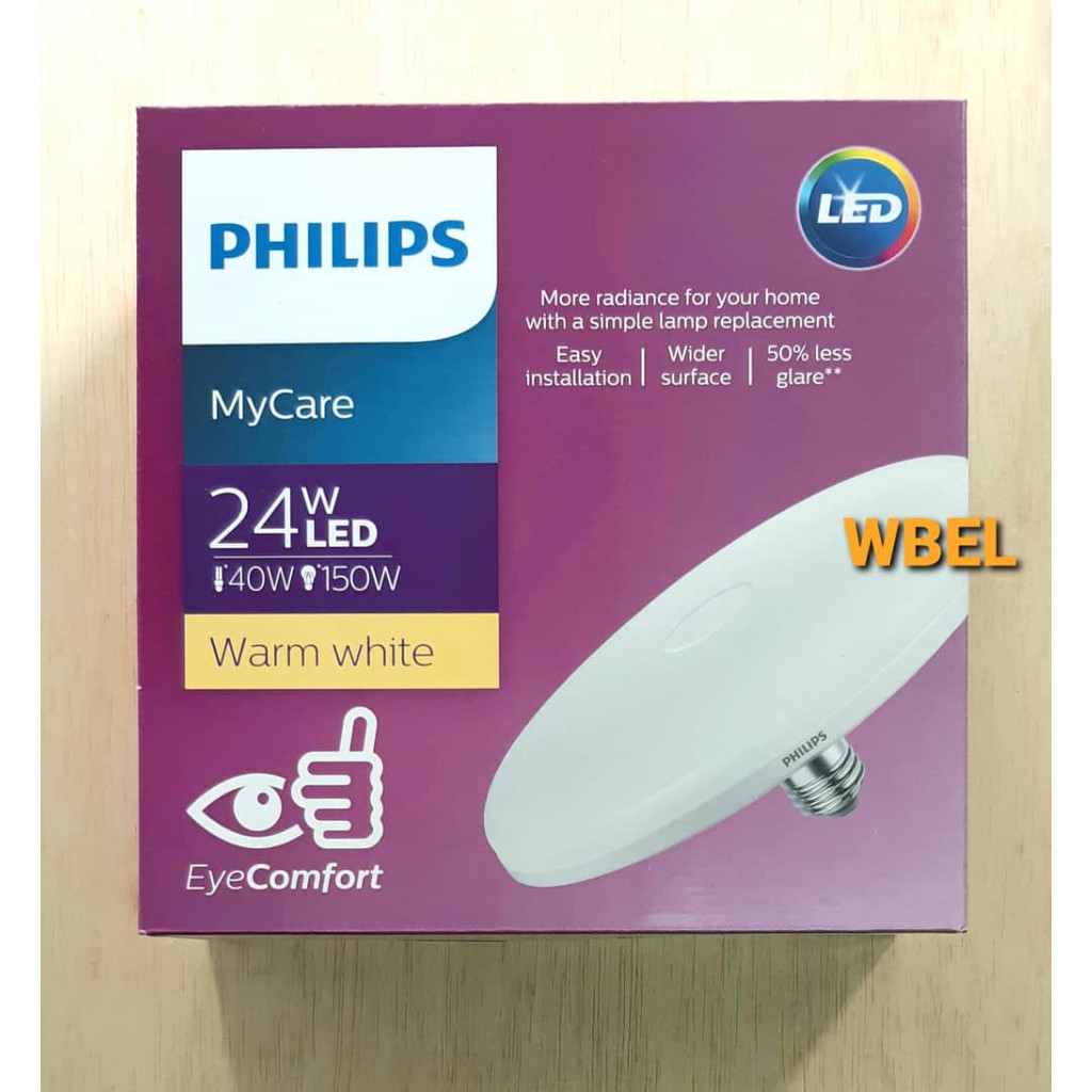 PHILIPS MYCARE LED CEILING BULB (UFO) 24W E27 COOL ...