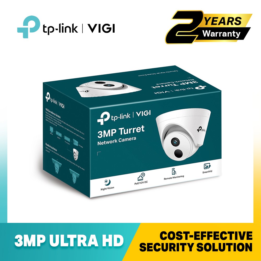 TP-Link VIGI C400HP-4 3MP Turret Network Camera | Shopee Singapore TP-Link VIGI C400HP-4 3MP Turret Network Camera | Shopee Singapore