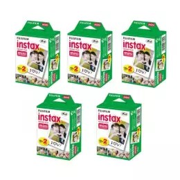 Fujifilm Instax Mini Twin Pack Instant Film 5 Pack 100 Sheets Shopee Singapore