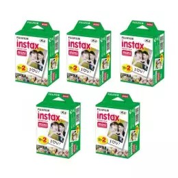 Fujifilm Instax Mini Twin Pack Instant Film 5 Pack 100 Sheets Shopee Singapore