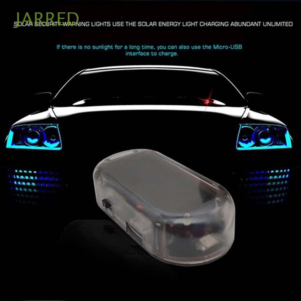 Vehicle LED Light Simulate Warning Anti Theft Flashing Blinking Lamp Security System Solar Power Car Alarm System 