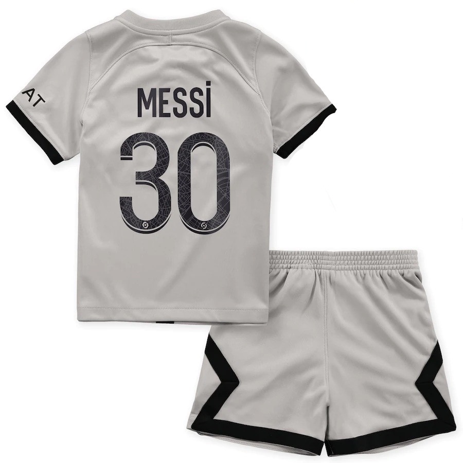 Messi PSG 22/23 Away Kids Kit - SoccerArmor 