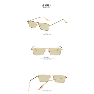 Image of thu nhỏ 【JIUERBA】READY STOCK COD Korean Fashion Style Sunglasses for Women/Men Rectangle Shape Candy Color #4