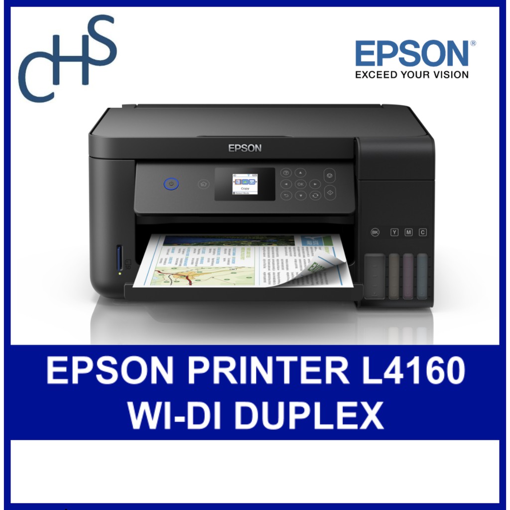 Epson L4160 Wi Fi Duplex All In One Ink Tank Printer Print Scan Copy 2 Yrs Or 30000 Pages 4050
