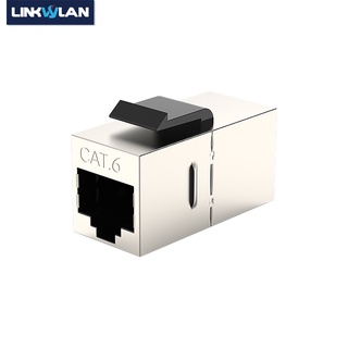 RJ45 Cat5e Cat6 Cat6a Female Keystone Adapter Shielded Inline Coupler Network Cable Extension Connector For Face Plate & Blank Patch Panel