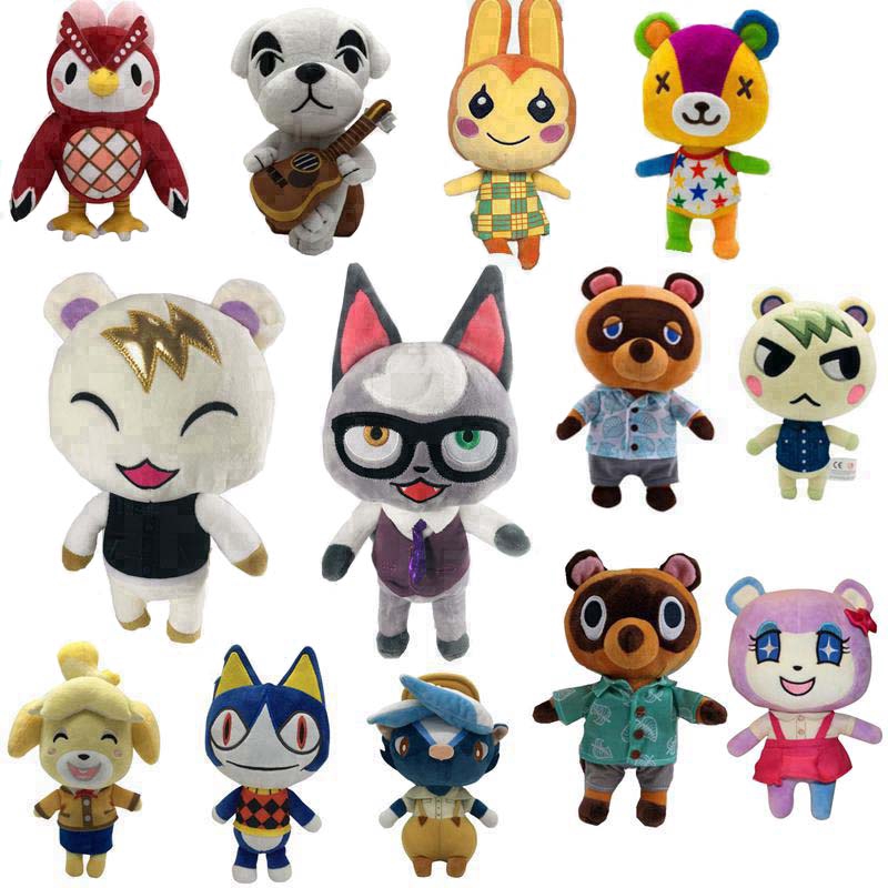 20CM Animal Crossing Judy Raymond Tom Nook Marshal Soft Plush Toy Stuffed Dolls