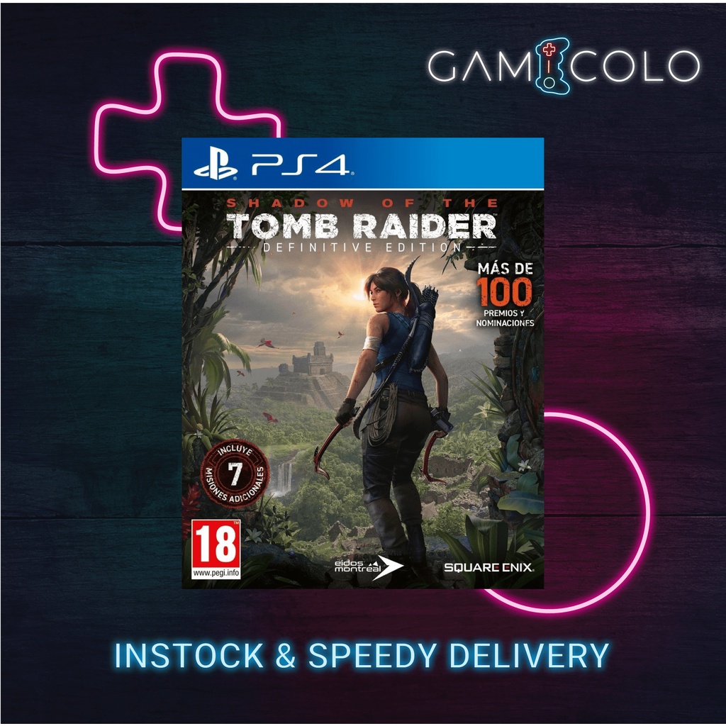 Ps4 Shadow Of The Tomb Raider Definitive Edition Shopee Singapore