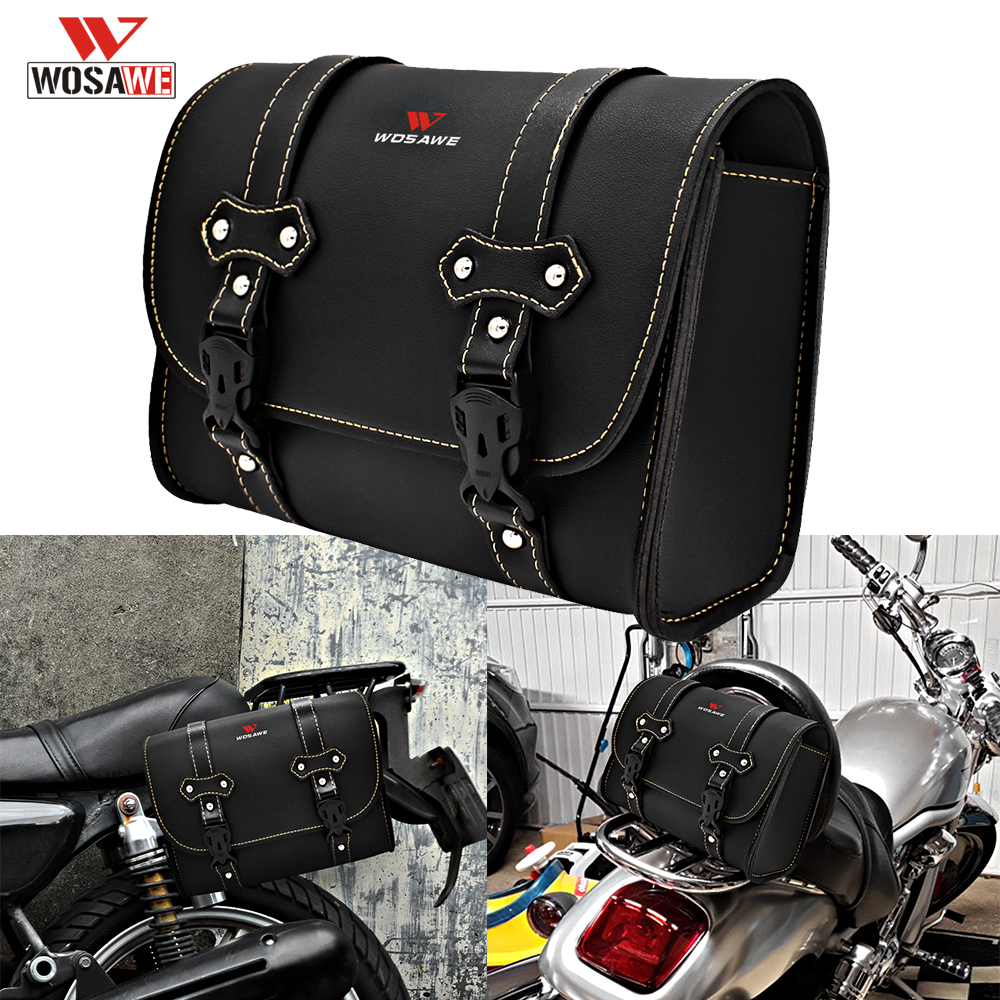 leather sissy bar bags