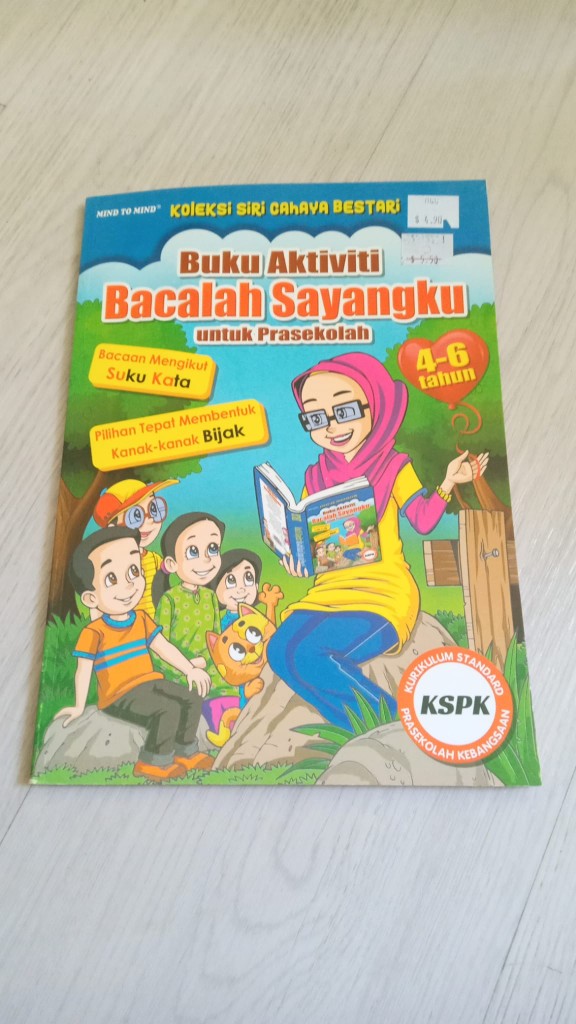 Mgc Sg Stock Buku Aktiviti Bacalah Sayangku Untuk Prasekolah Children Malay Activity Book Paperback 1pc Shopee Singapore