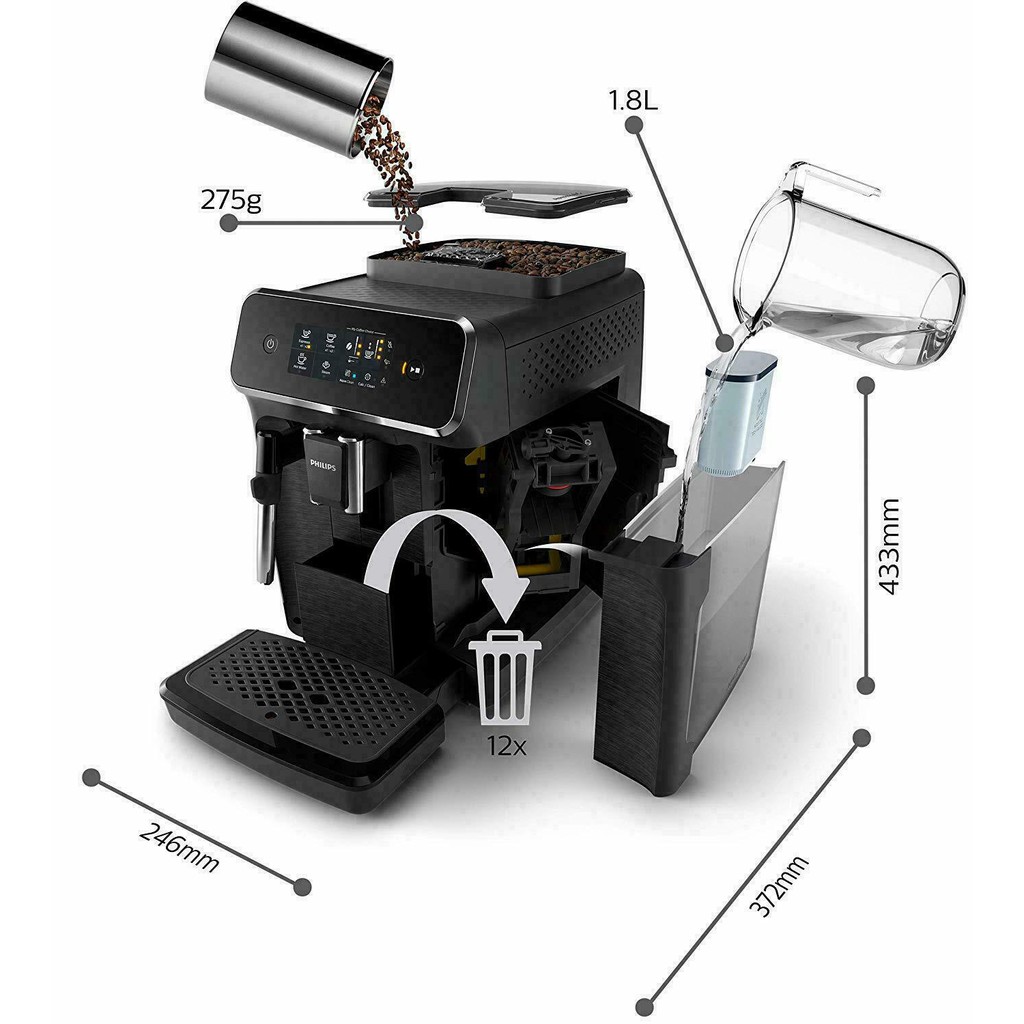 Philips espresso coffee machine EP2220 ,Fully automatic with 2 yrs