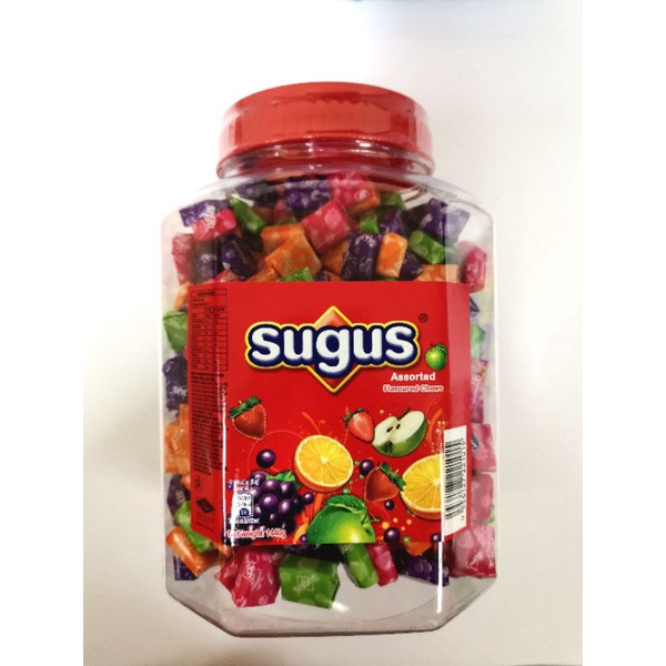 SUGUS ASSORTED FLOVORS CHEWY CANDY JAR (1440G) | Shopee Singapore