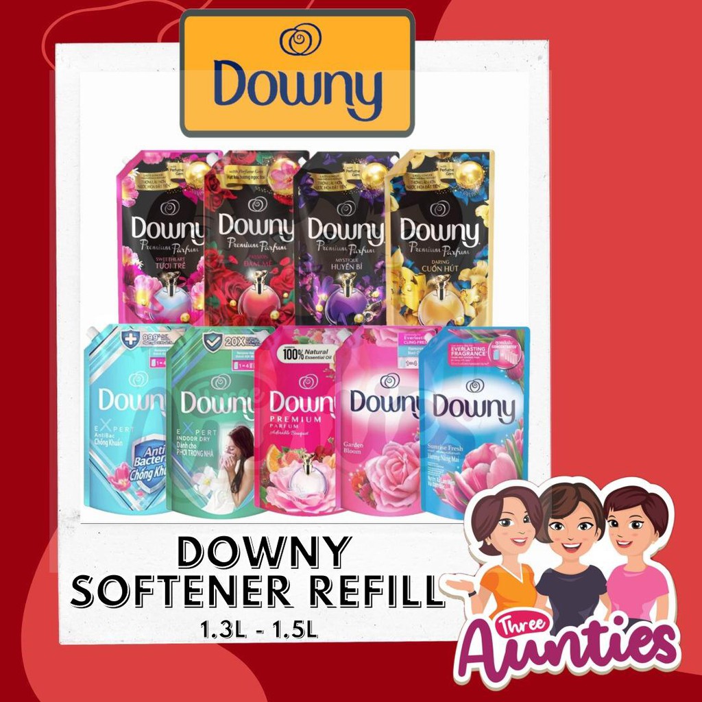Downy Fabric Softener Refill Pack 1.31.5L Shopee Singapore
