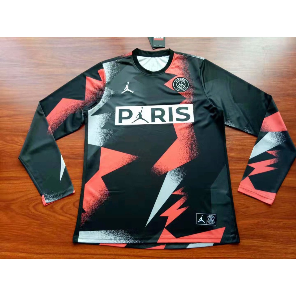 long sleeve psg jordan jersey