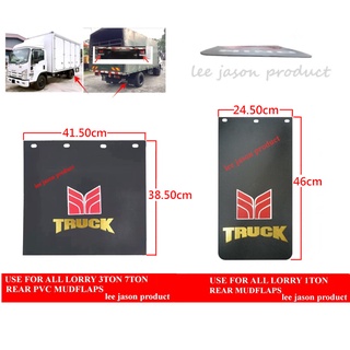 [Shop Malaysia] use for all lorry 1ton 3ton 7ton front,rear pvc mudflaps (truck)