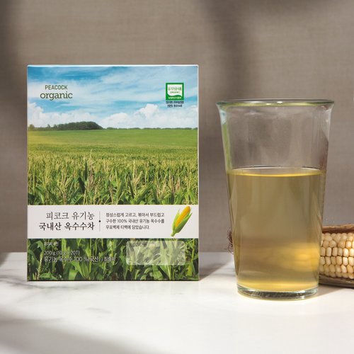 [PEACOCK] Organic Korean Corn Tea 10g X20ea Shopee Singapore