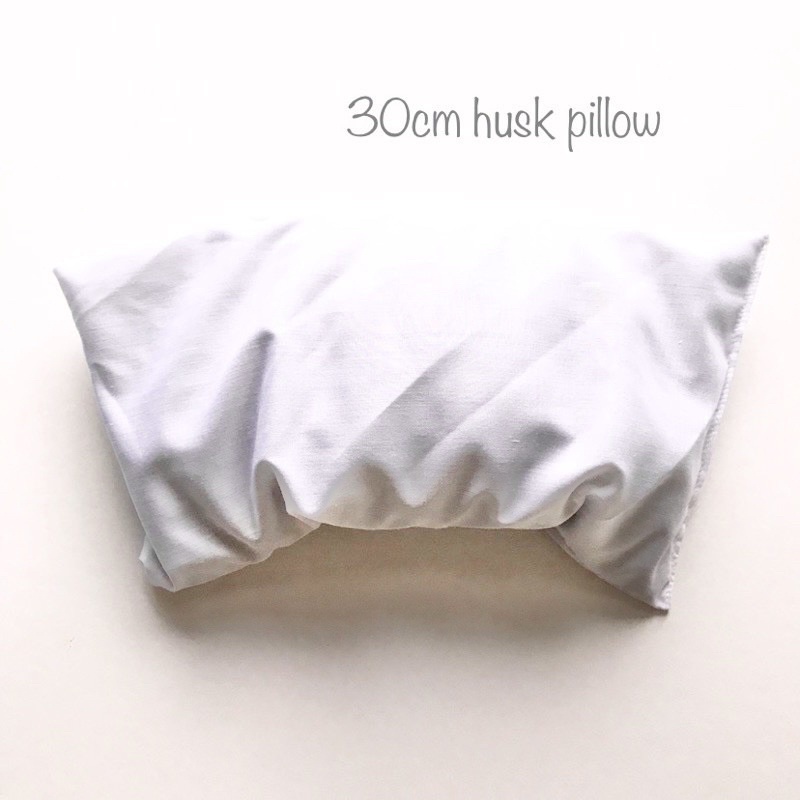 15 x 30cm Baby Organic Bean Sprout Husk Pillow /100 handmade in
