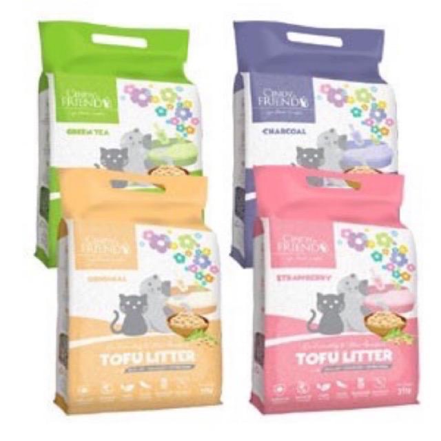 Cindy & Friends Tofu Cat Litter 7Ltr (2.8kg) Shopee Singapore