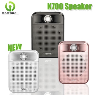 Basspal K700 Bluetooth Speaker Voice Amplifier Loud Microphone Support FM TF Card for Teacher Presenter Tour Guid