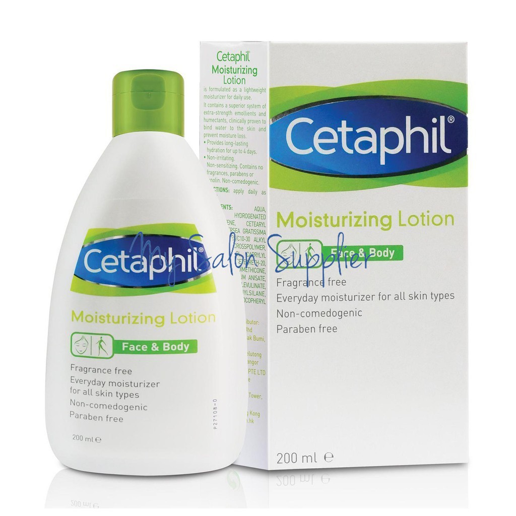 cetaphil face and body moisturizing lotion