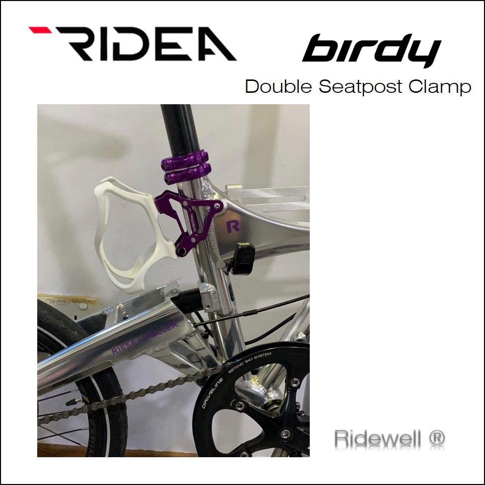 （正規品）RIDEA パーツ SCQRBR1 Seatpost Clamp QR Lever（Brompton） カラー：ブラック リデア（自転車）…