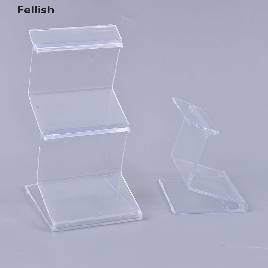 【Fellish】 Transparent Acrylic Display Shelf Glasses Cell phone ewellery Display Stand SG436