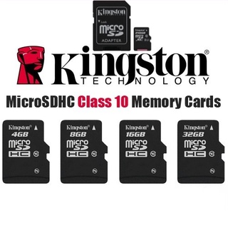 KINGSTON Micro SD Class 10 SDHC/SDXC Memory Card - 32 GB / 64 GB / 128 GB / 256 GB (Lifetime Warranty)