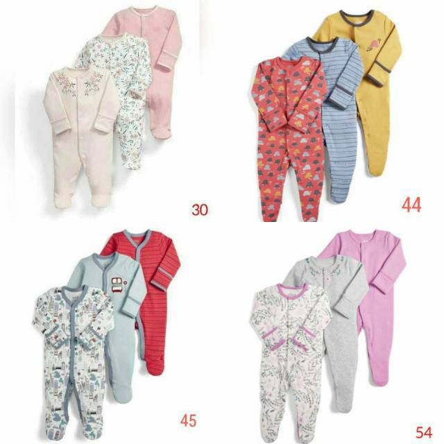 mamas and papas baby sleepsuits