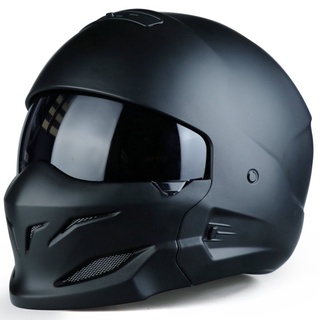 🛩 Scorpion Motorcycle Helmet Harley Retro Full Face Helmet Warrior Combination Helmet Four Seasons Half Helmet Multi-Fun