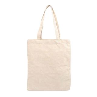 white cotton tote bag