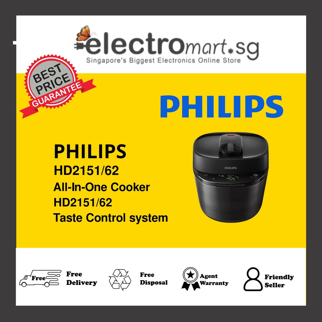 Philips HD2151/62 AllinOne Cooker AllinOne Cooker Pressurized Shopee Singapore