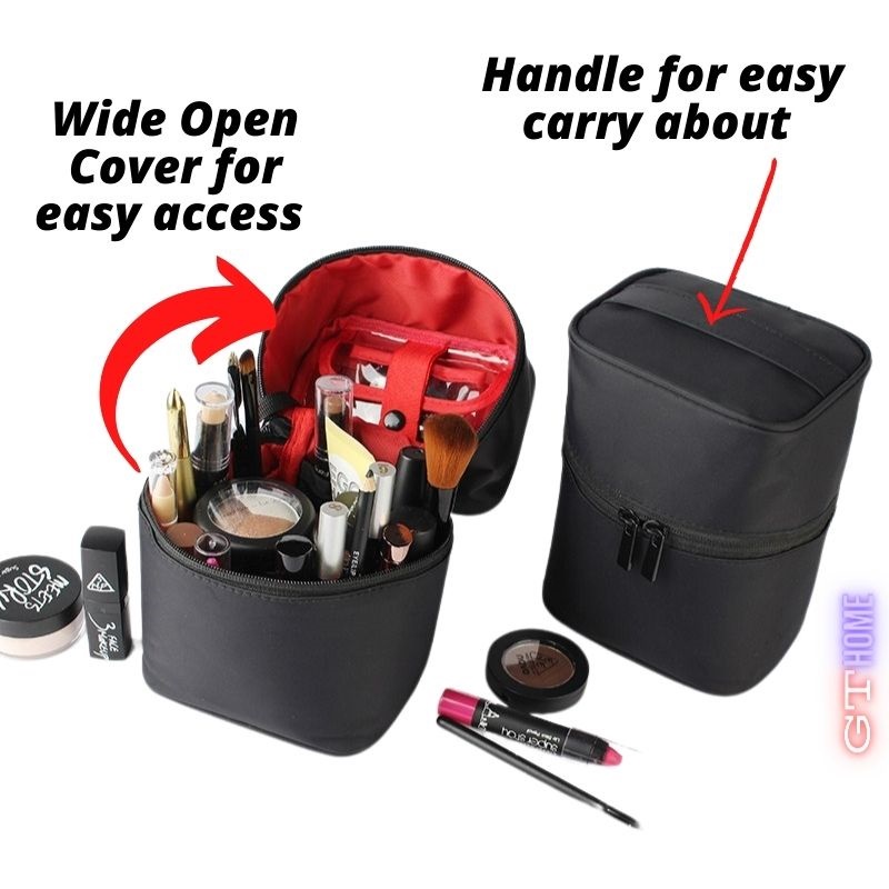 Travel Cosmetic Bag / Makeup Bag / Travel Organizer Bag / Make up Organizer Bag