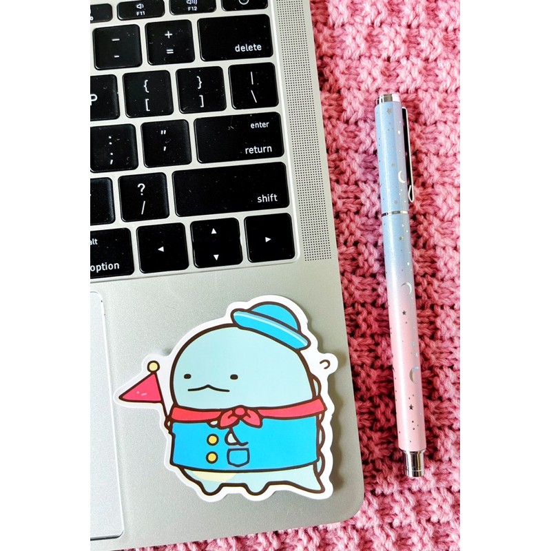 💖waterproof💖sumikko Gurashi Tokage Tour Guide Laptop Sticker 1137