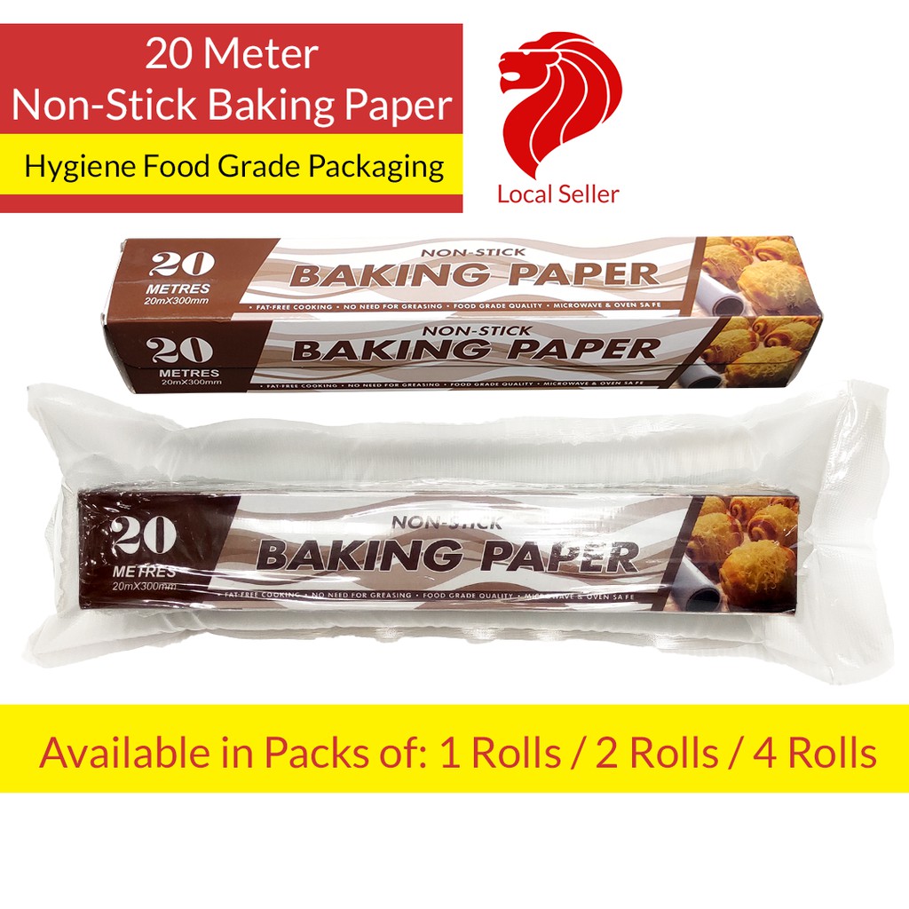 20 metre ($1.15 for 5 meter) Non Stick Baking paper | Shopee Singapore