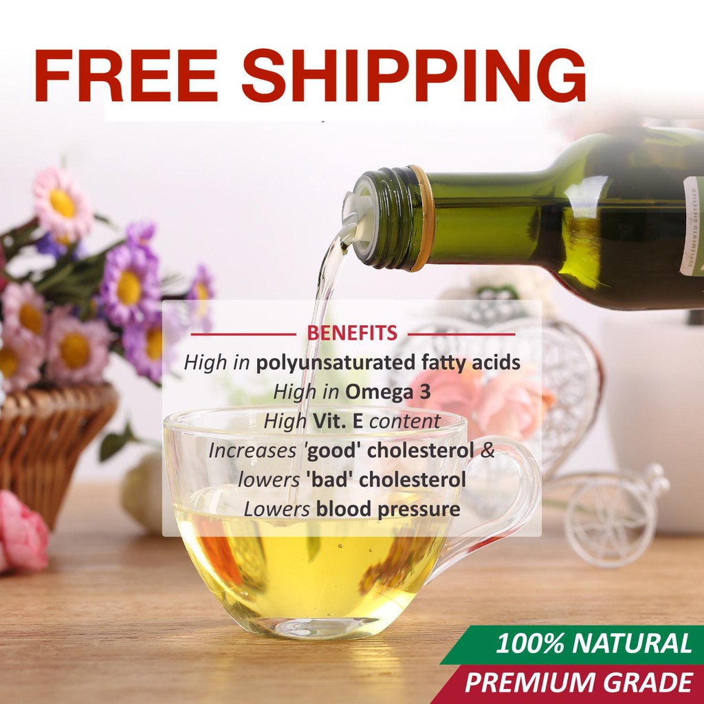 Sacha Inchi Oil Pure Plant Based Omega 3 6 9 Premium Grade from Peru