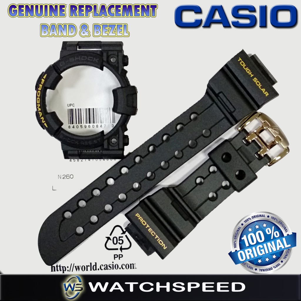 g shock replacement band and bezel