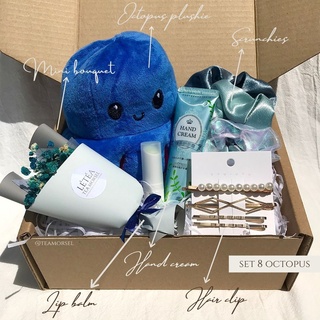Surprise Box Octopus Plushie/Birthday/Ramadan/Friendship/Graduation/Apology/Anniversary Mothers Day